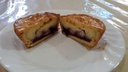 Pastelito vasco relleno de mermelada de mora 