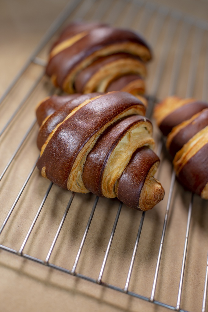 Croissants de chocolate 